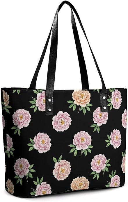 Fashion Leather Tote Bag Travel Work Daily Essentials Handbag Unisex Handbag