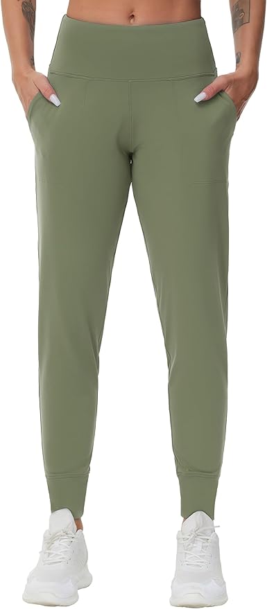 THE GYM PEOPLE Women's Joggers Pants Lightweight Athletic Leggings Tapered Lounge Pants for Workout, Yoga, Running