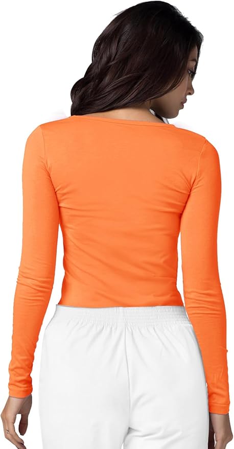 Adar Underscrubs for Women 3 Pack - Long Sleeve Underscrub Comfort Tee