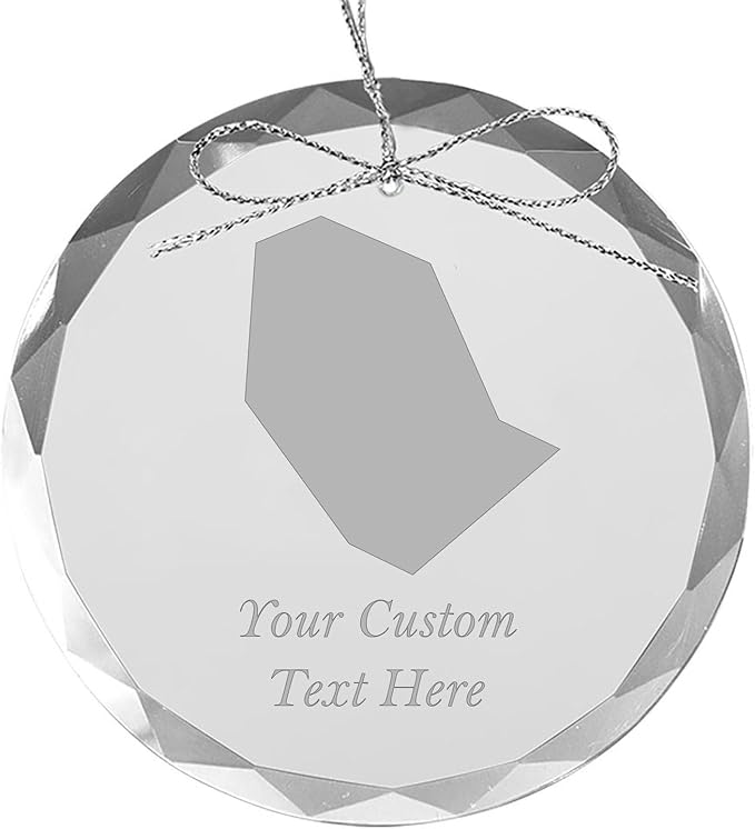 Reunion, Personalized Travel Christmas Ornament – Customized Engraved Glass Keepsake - Custom Family Trip & Vacation, 2024, 2025, 2026, 2027 & Name – Destination Xmas Holiday Ornament