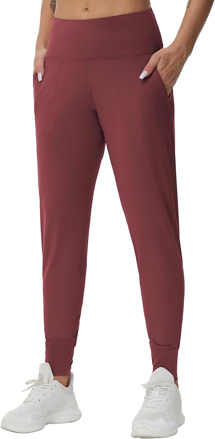 THE GYM PEOPLE Women's Joggers Pants Lightweight Athletic Leggings Tapered Lounge Pants for Workout, Yoga, Running