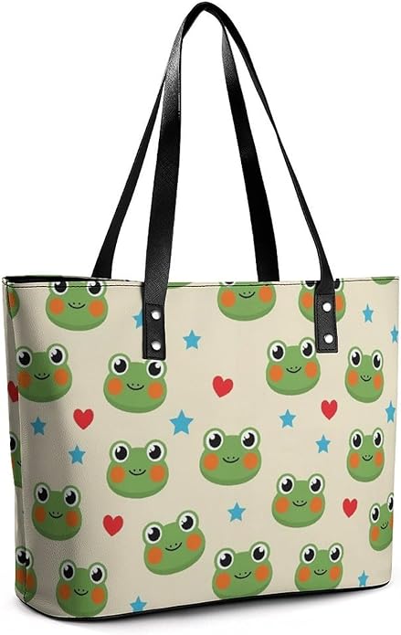 Fashion Leather Tote Bag Travel Work Daily Essentials Handbag Unisex Handbag