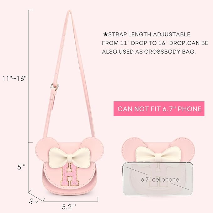 mibasies Toddler Purse Gifts for Girls: 3 Year Old Girl Gifts, Mouse Toys Purse Set