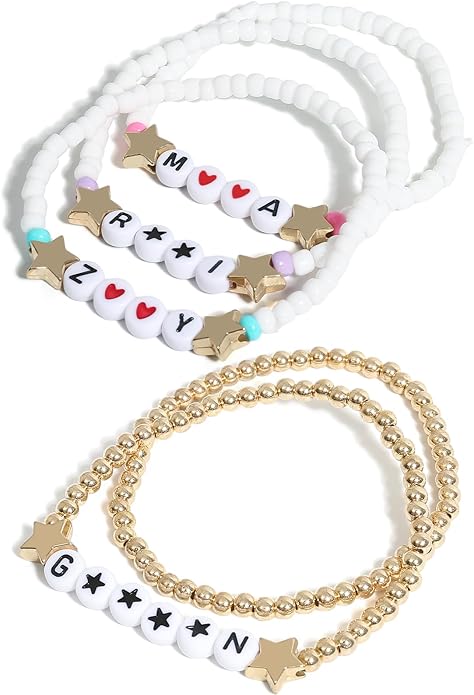 Phask for Korea-Pop Merch Bracelets Inspired Bracelets,Stackable Stretch Bracelets for Korea-Pop Stuff Fans Cosplay Outfit Gifts Accessories Jewelry Birthday Christmas