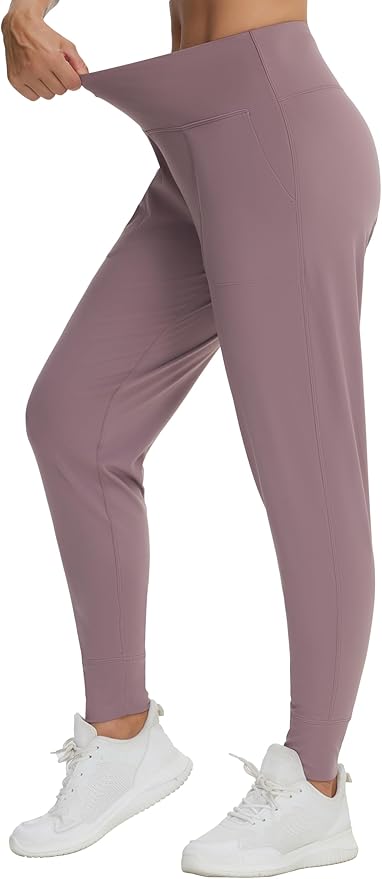 THE GYM PEOPLE Women's Joggers Pants Lightweight Athletic Leggings Tapered Lounge Pants for Workout, Yoga, Running