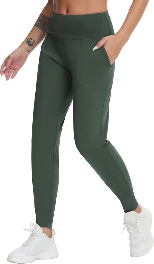 THE GYM PEOPLE Women's Joggers Pants Lightweight Athletic Leggings Tapered Lounge Pants for Workout, Yoga, Running