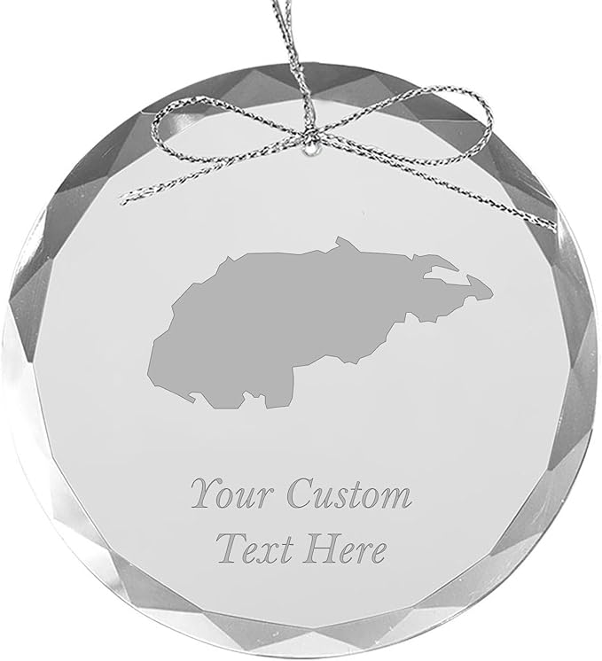 Honduras, Personalized Travel Christmas Ornament – Customized Engraved Glass Keepsake - Custom Family Trip & Vacation, 2024, 2025, 2026, 2027 & Name – Destination Xmas Holiday Ornament