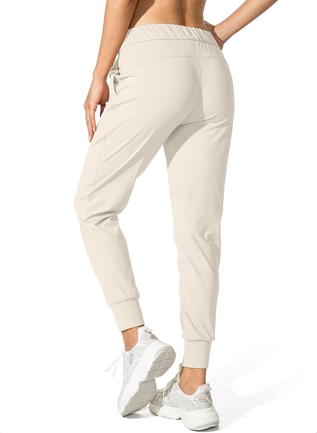 SANTINY Women's Joggers Pants Pockets Drawstring Running Sweatpants for Women Lounge Workout Jogging