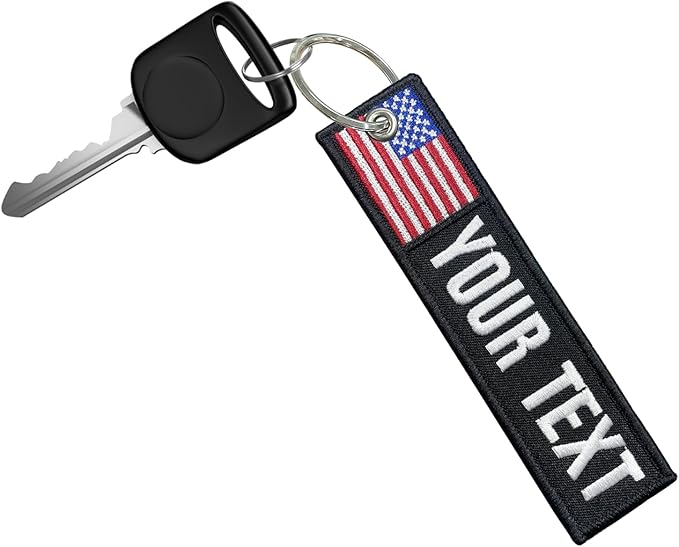 QJS PATCH Customzied Keychain,Personalized Key chain,Key Ring Accessories for Motorcycles,Scooters,Cars and Gifts