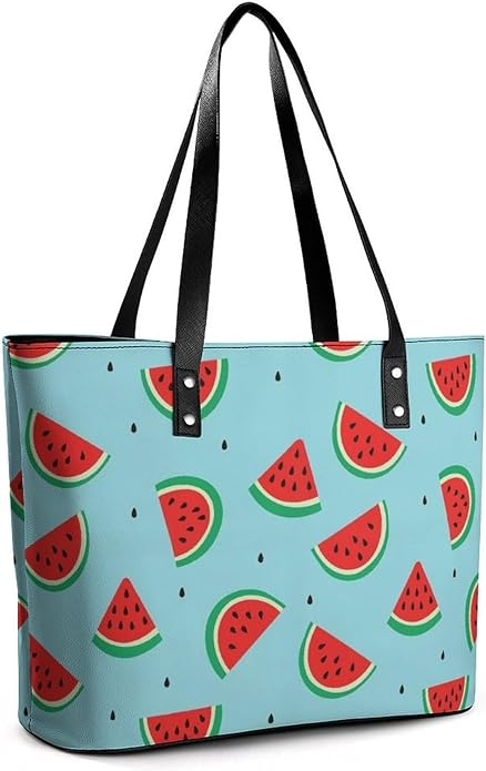 Fashion Leather Tote Bag Travel Work Daily Essentials Handbag Unisex Handbag