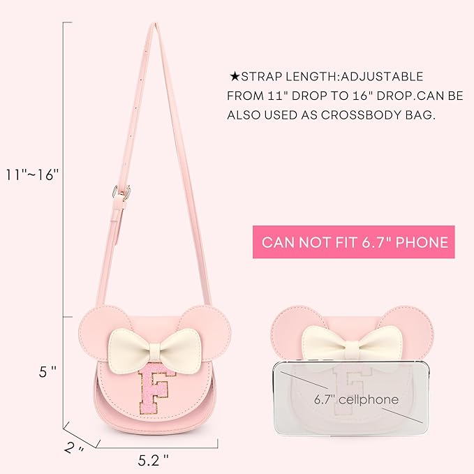 mibasies Toddler Purse Gifts for Girls: 3 Year Old Girl Gifts, Mouse Toys Purse Set