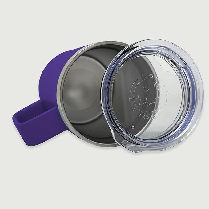 LaserGram 15oz Vacuum Insulated Coffee Mug, CNA Certified Nurse Assistant, Personalized Engraving Included (Dark Purple)