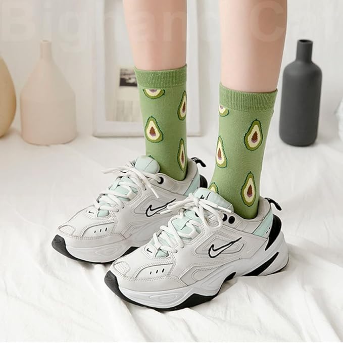 IIG 3-6 Pairs Womens Cute Animal Patterned Funny Novelty Cotton Crew Socks