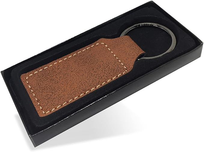 LaserGram Rectangle Keychain, Flag of South Korea, Personalized Engraving Included