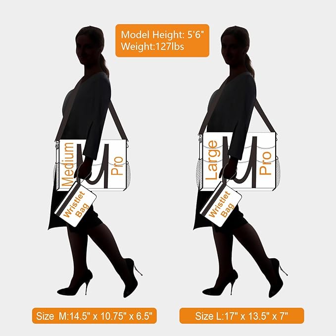 TOPDesign Utility Water Resistant Tote Bag with 22 Pockets, Top Zipper Closure & Thick Bottom Support, for Working Women