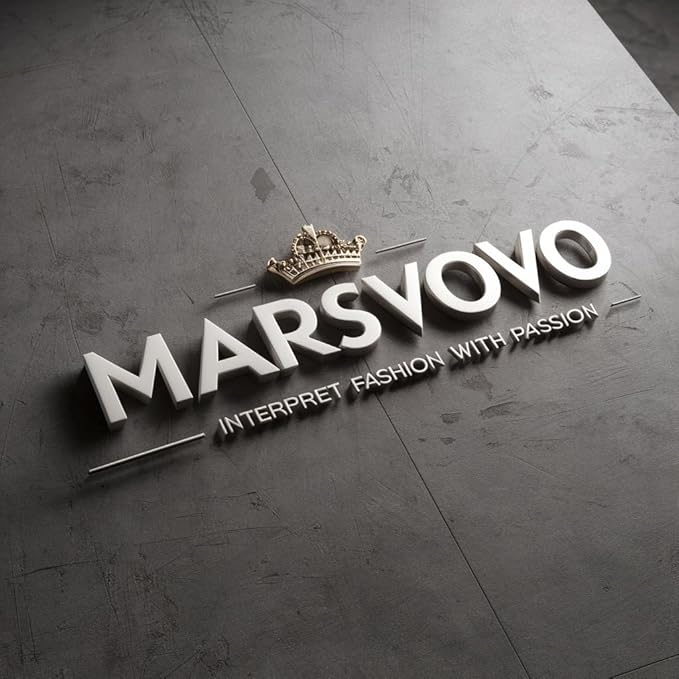 MARSVOVO Trendy Dresses for Women 2025 Classic Fairy Flowy Sundress Relaxed Fit Dress with Side Pockets