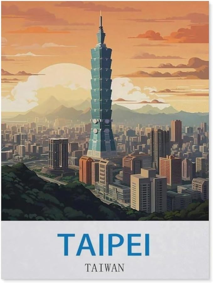 Jigsaw Puzzles for Adults 1000 Piece，Taipei Taiwan，Difficult Puzzle Perfect Educational Gift for Boys and Girls（75x50cm）-CM51