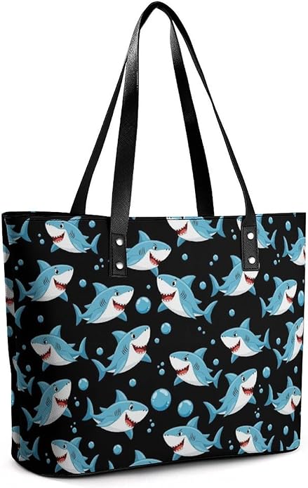 Fashion Leather Tote Bag Travel Work Daily Essentials Handbag Unisex Handbag