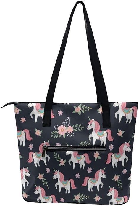 Fashion Leather Tote Bag Travel Work Daily Essentials Handbag Unisex Handbag