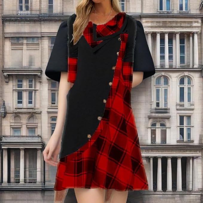 Winter Dresses for Women Wedding Guests Casual Cute Heart Long Sleeve Tiered Maxi Dress with Pockets Plus Size