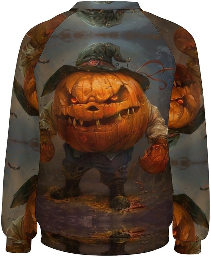 Spatofa Womens novelty funny cat printed crewneck sweatshirt casual loose long sleeve graphic pullover sweatshirts tops