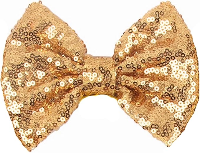 Sequin Mouse Ears Headbands for Women Girls Boys, Glitter Bows Headband for Kids Adults Birthday Party Costume Halloween