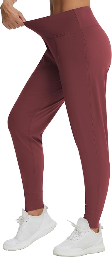 THE GYM PEOPLE Women's Joggers Pants Lightweight Athletic Leggings Tapered Lounge Pants for Workout, Yoga, Running