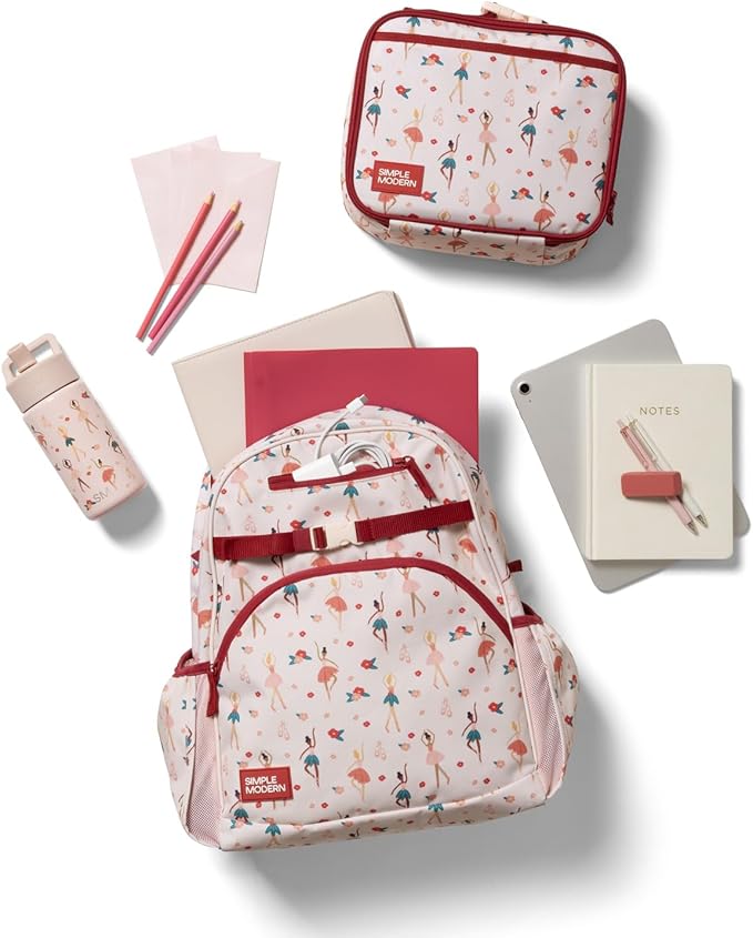 Simple Modern Large Marvel Kids Backpack for School Girls and Boys | Elementary Backpack for Teen | Fletcher Collection | Kids - 16" tall | Spider Gwen
