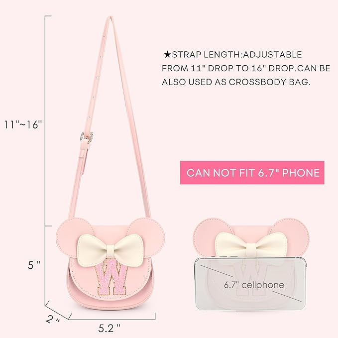 mibasies Toddler Purse Gifts for Girls: 3 Year Old Girl Gifts, Mouse Toys Purse Set
