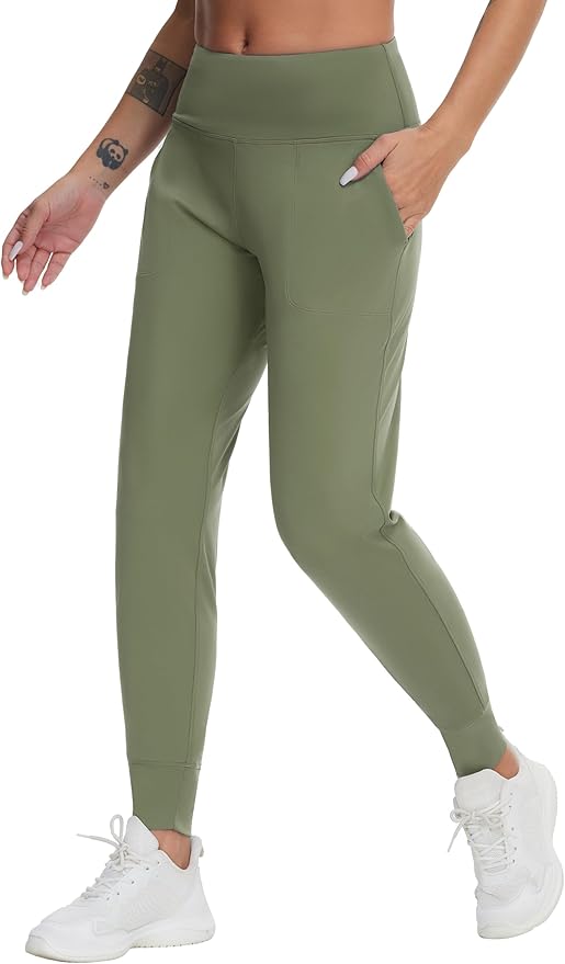 THE GYM PEOPLE Women's Joggers Pants Lightweight Athletic Leggings Tapered Lounge Pants for Workout, Yoga, Running
