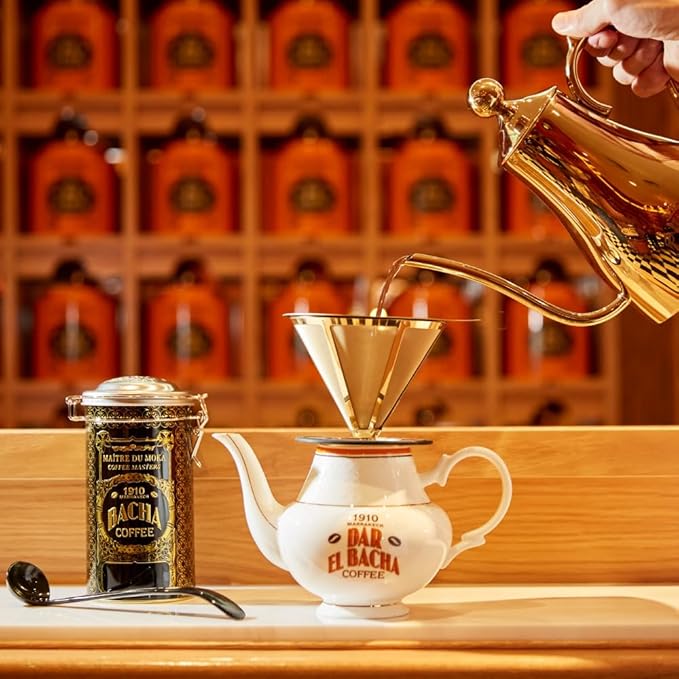Bacha Coffee | El Flamingo Decaf Single Origin, Ground Beans, Medium Dark Roast, 100% Arabica Specialty Coffee, 250g Autograph Collection, Gift Box