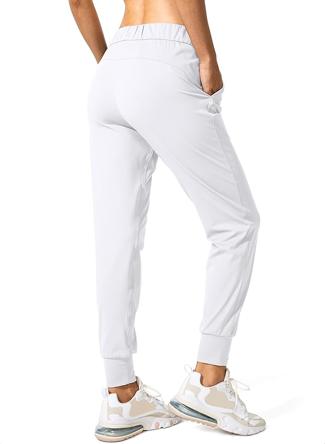 SANTINY Women's Joggers Pants Pockets Drawstring Running Sweatpants for Women Lounge Workout Jogging