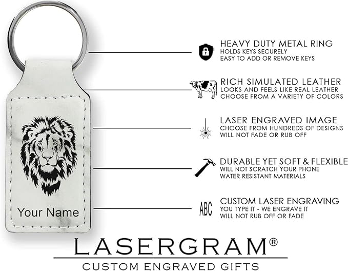 LaserGram Rectangle Keychain, Flag of South Korea, Personalized Engraving Included