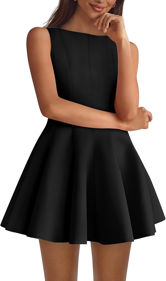 BTFBM Spring Dresses for Women 2026 Elegant Classy A Line Casual Graduation Business Work Party Cocktail Short Dress