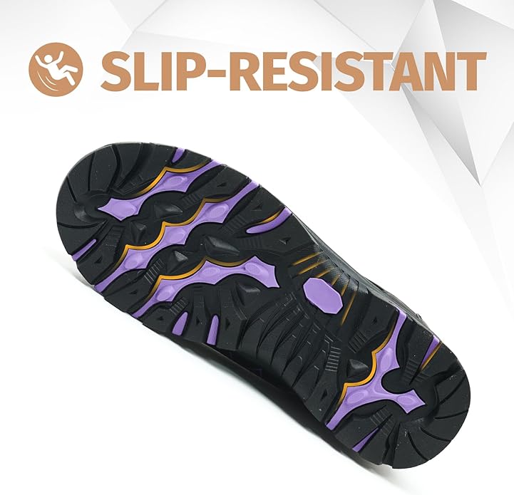 Waterproof Steel Toe Boots for Women Wide Width Non Slip Work Shoes Lightweight Slip Resistant Safety Toe Sneakers Indestructible Construction Composite Toe Footwear