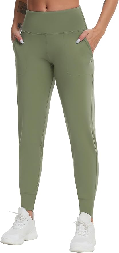 THE GYM PEOPLE Women's Joggers Pants Lightweight Athletic Leggings Tapered Lounge Pants for Workout, Yoga, Running