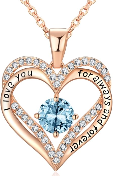 18K Rose Gold Necklaces for Women Birthday Gifts for Women Jewelry for Women Birthday Gifts for Wife Girlfriend Daughter Wife Birthday Gifts for Anniversary Mothers Day Christmas Valentines Gifts