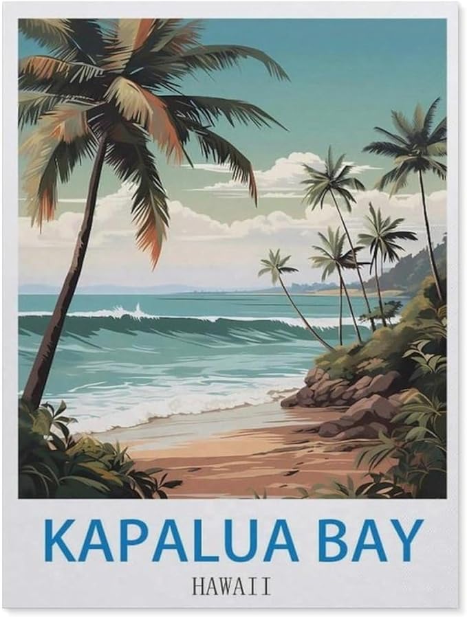 Kapalua Bay Hawaii，Puzzle 1000 Pieces Paper Puzzle Adult Children's Educational Toy Family Decompression Game（38x26cm）-CK75