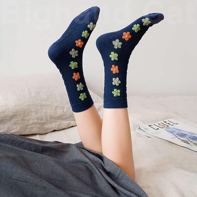 IIG 3-6 Pairs Womens Cute Animal Patterned Funny Novelty Cotton Crew Socks