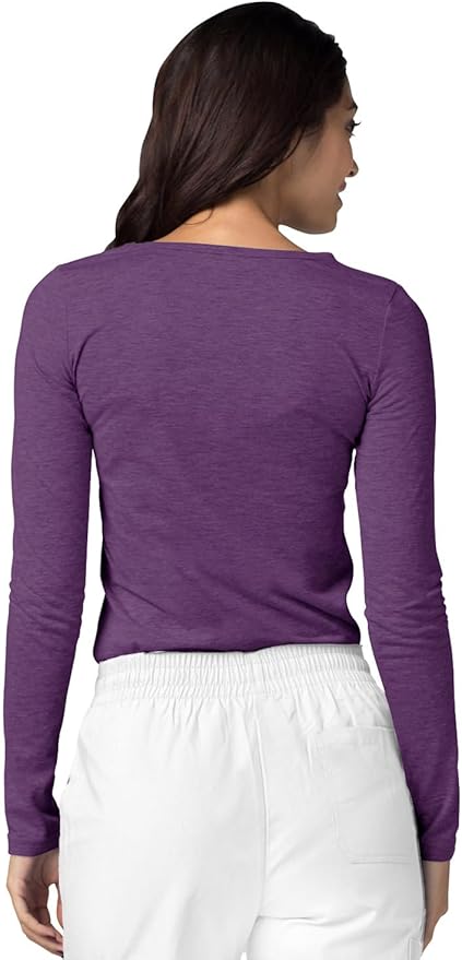Adar Underscrubs for Women 3 Pack - Long Sleeve Underscrub Comfort Tee