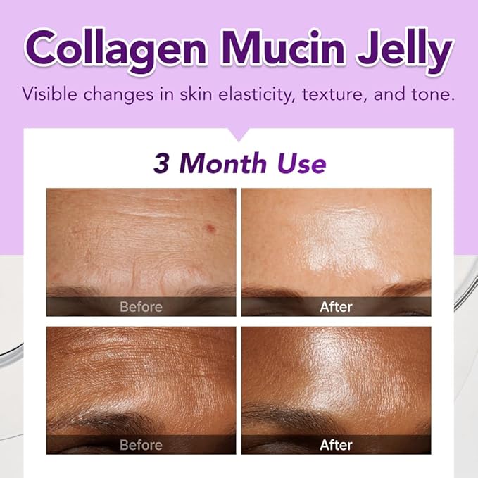 PURIKA MUCIN Glow, 1200mg Snail Mucin Supports Skin Elasticity, Collagen Peptides Jelly Stick, Kiwi Flavor, Biotin, Vitamin C, Hyaluronic Acid, Prebiotics, Korean Skin Care, 10 Sticks