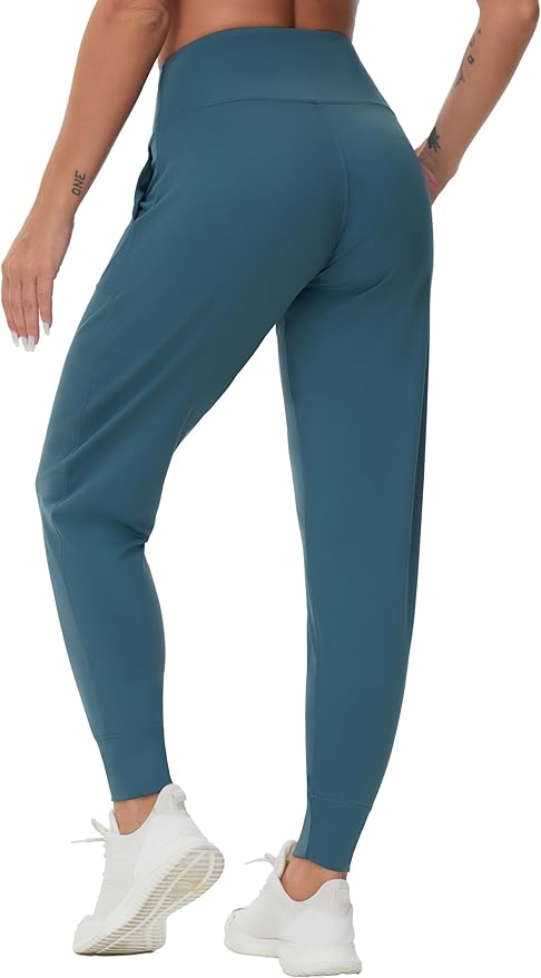THE GYM PEOPLE Women's Joggers Pants Lightweight Athletic Leggings Tapered Lounge Pants for Workout, Yoga, Running