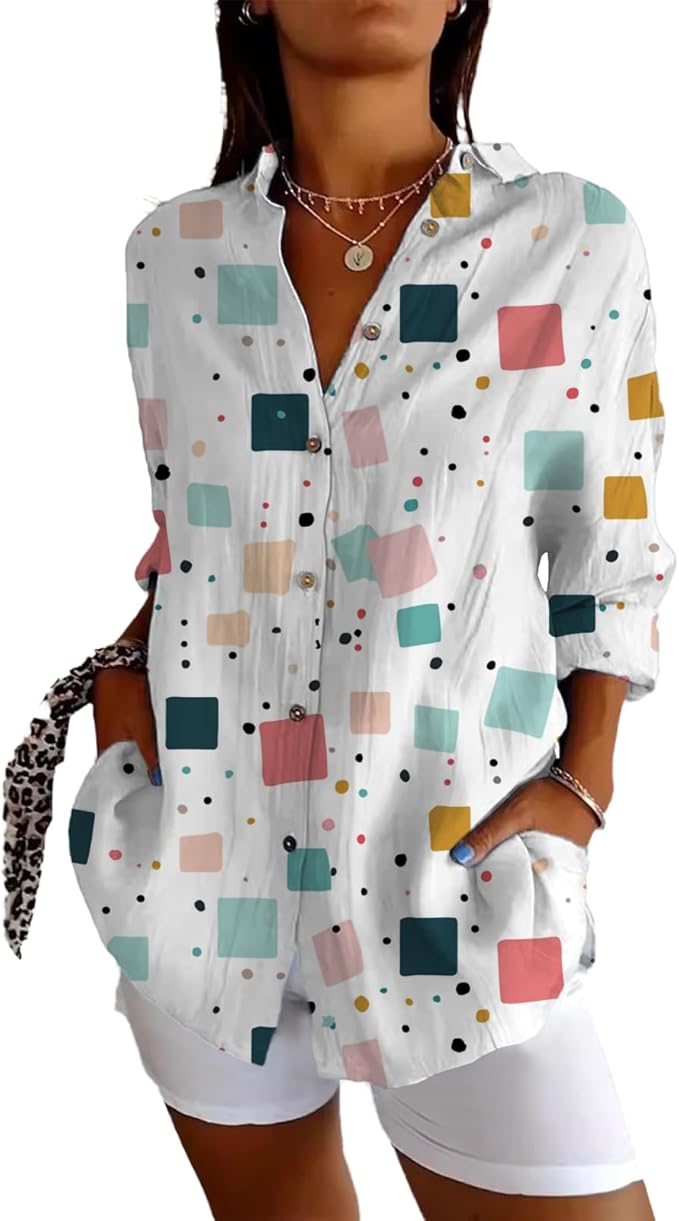 Fashion Summer Shirts V Neck Japanese Art Vintage Floral Graphic Button Down Trendy Hawaiian Holiday Outfits
