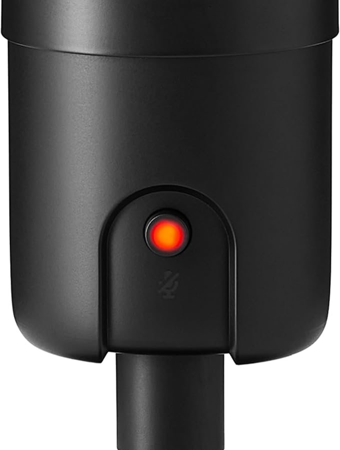 Amazon Basics USB Condenser Microphone for Streaming, Recording, and Podcasting on PC, Plug and Play, Cardioid Pickup, Adjustable Stand with 360° Rotation, 5.8 x 3.4 inches, Black