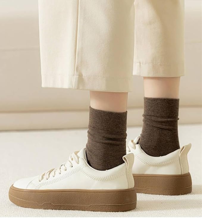 Losa Kute Super Soft Crew Socks Cozy Causal Athletic Socks 6 Pairs