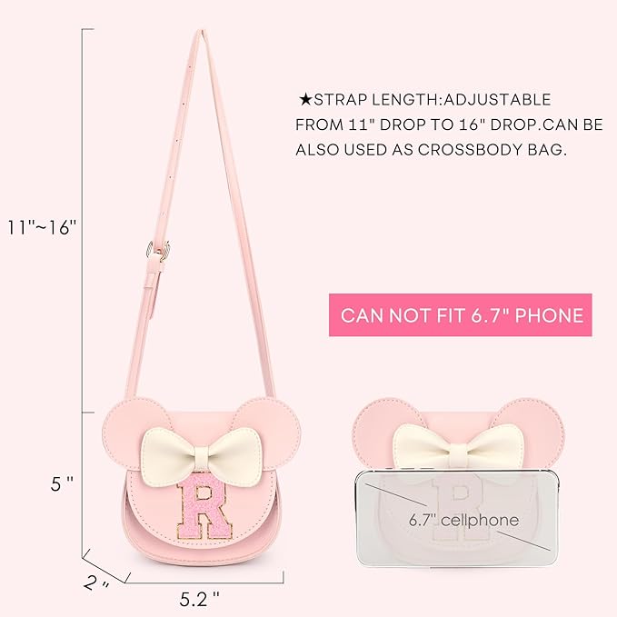 mibasies Toddler Purse Gifts for Girls: 3 Year Old Girl Gifts, Mouse Toys Purse Set