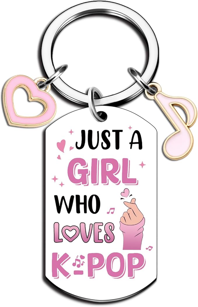 Yoxiumi Kpop Gifts for Girls K Pop Gifts for K-pop Lovers Kpop Keychain Accessories for Girls Birthday Christmas Stocking Stuffers for k-Pop Lovers Cute K Pop Stuff Keychains