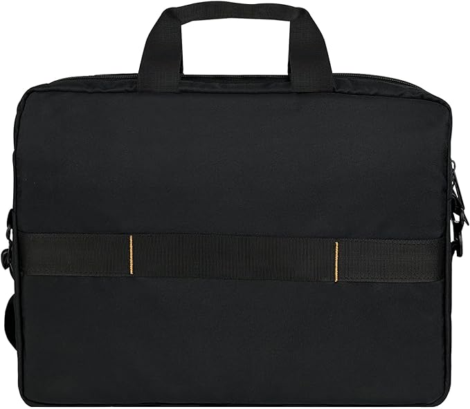 Amazon Basics Laptop Carrying Case with Shoulder Strap and Handle, Large Capacity, 15.6 in, Black (Pack of 6)