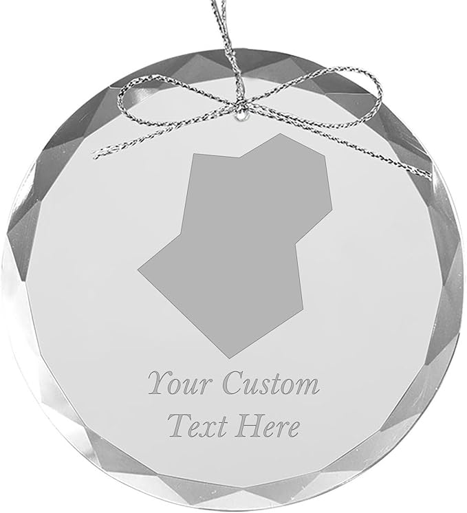 Mauritius, Personalized Travel Christmas Ornament – Customized Engraved Glass Keepsake - Custom Family Trip & Vacation, 2024, 2025, 2026, 2027 & Name – Destination Xmas Holiday Ornament
