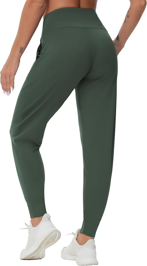 THE GYM PEOPLE Women's Joggers Pants Lightweight Athletic Leggings Tapered Lounge Pants for Workout, Yoga, Running